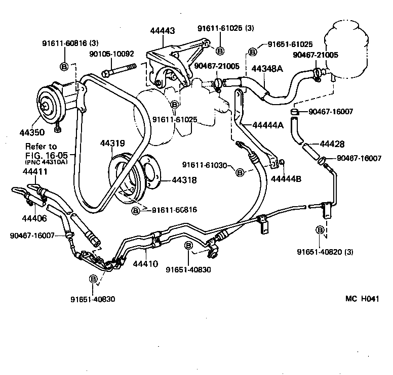  LITEACE VAN WAGON |  POWER STEERING TUBE
