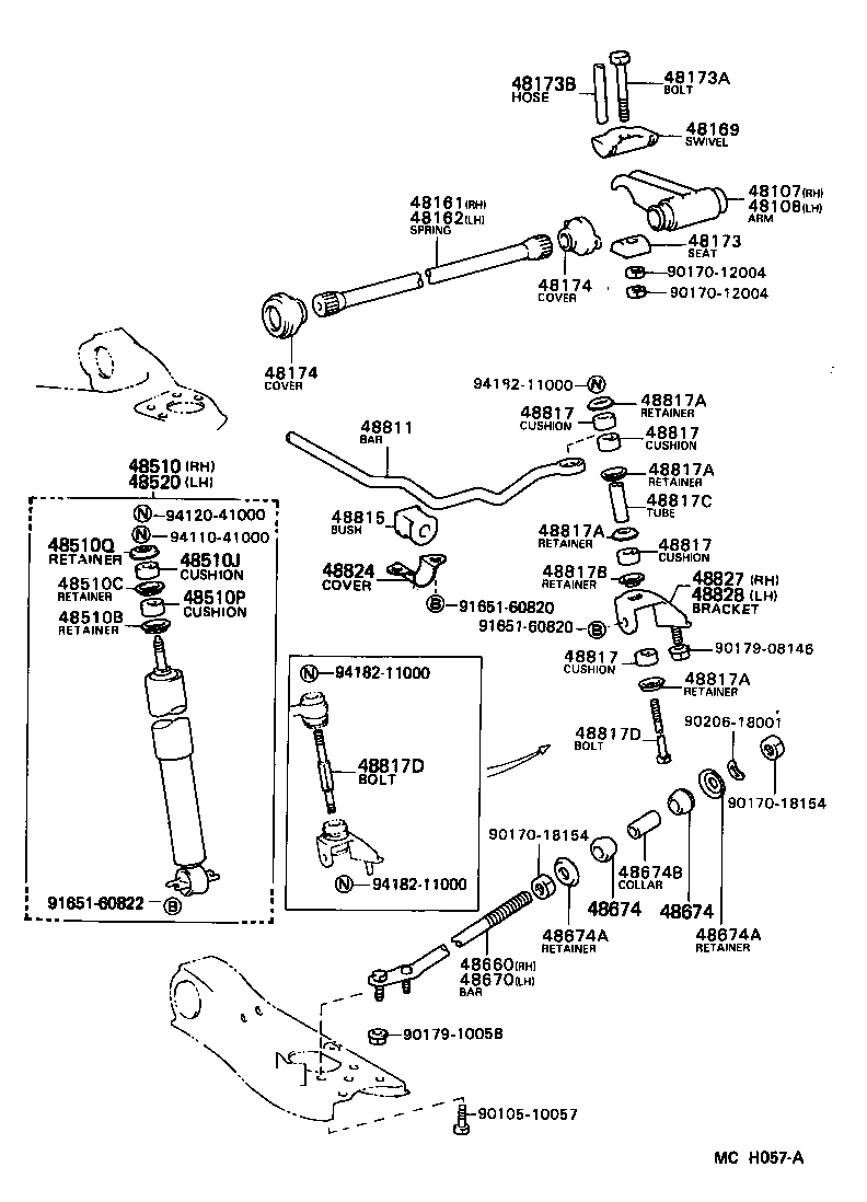  LITEACE VAN WAGON |  FRONT SPRING SHOCK ABSORBER