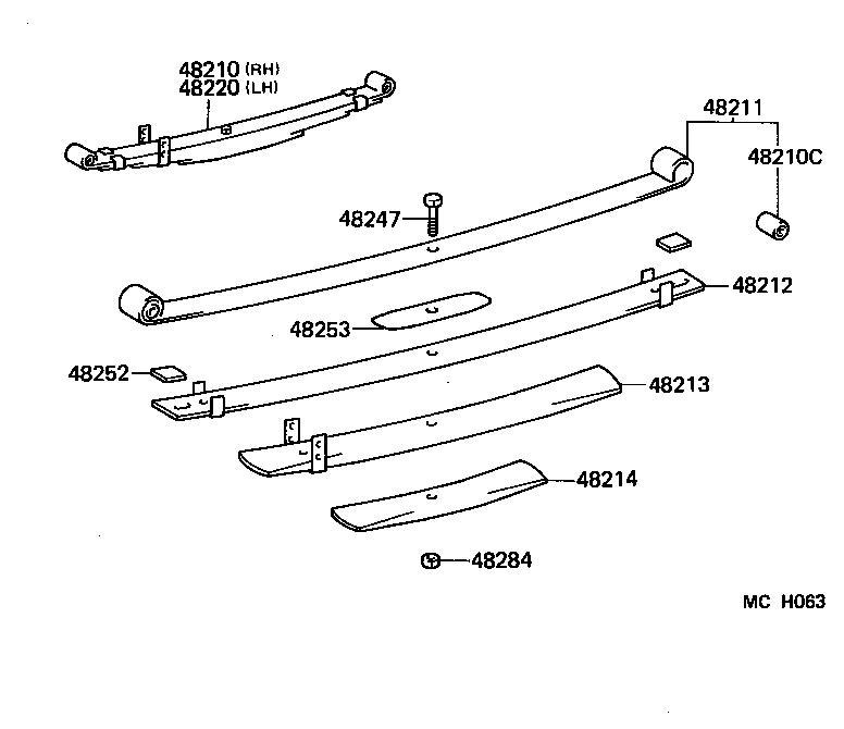  LITEACE VAN WAGON |  REAR SPRING SHOCK ABSORBER