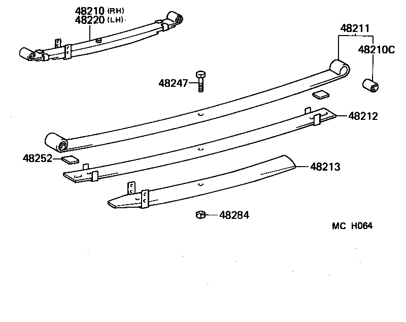  LITEACE VAN WAGON |  REAR SPRING SHOCK ABSORBER