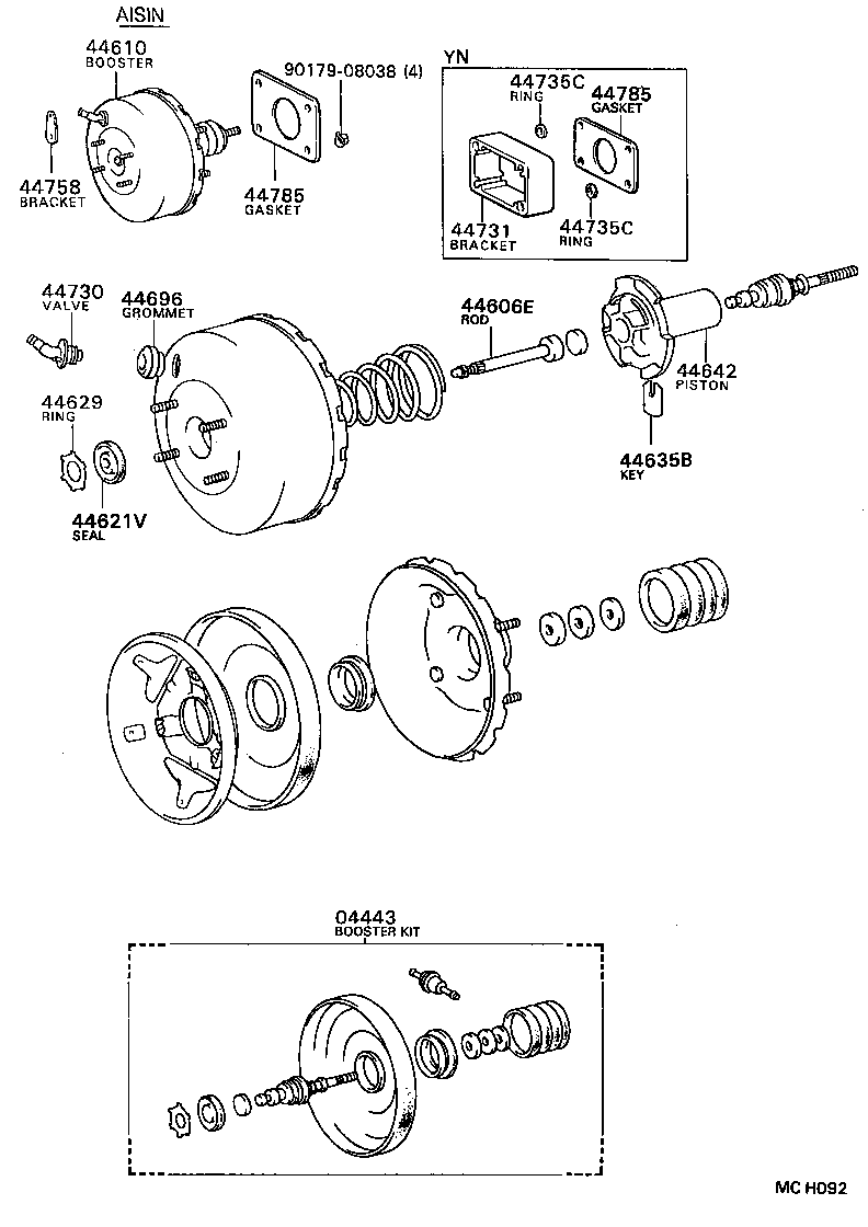  HILUX |  BRAKE BOOSTER VACUUM TUBE