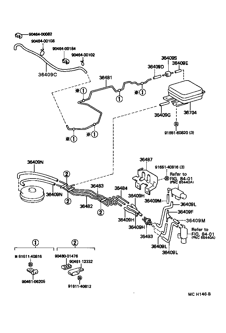  LITEACE VAN WAGON |  TRANSFER VACUUM PIPING