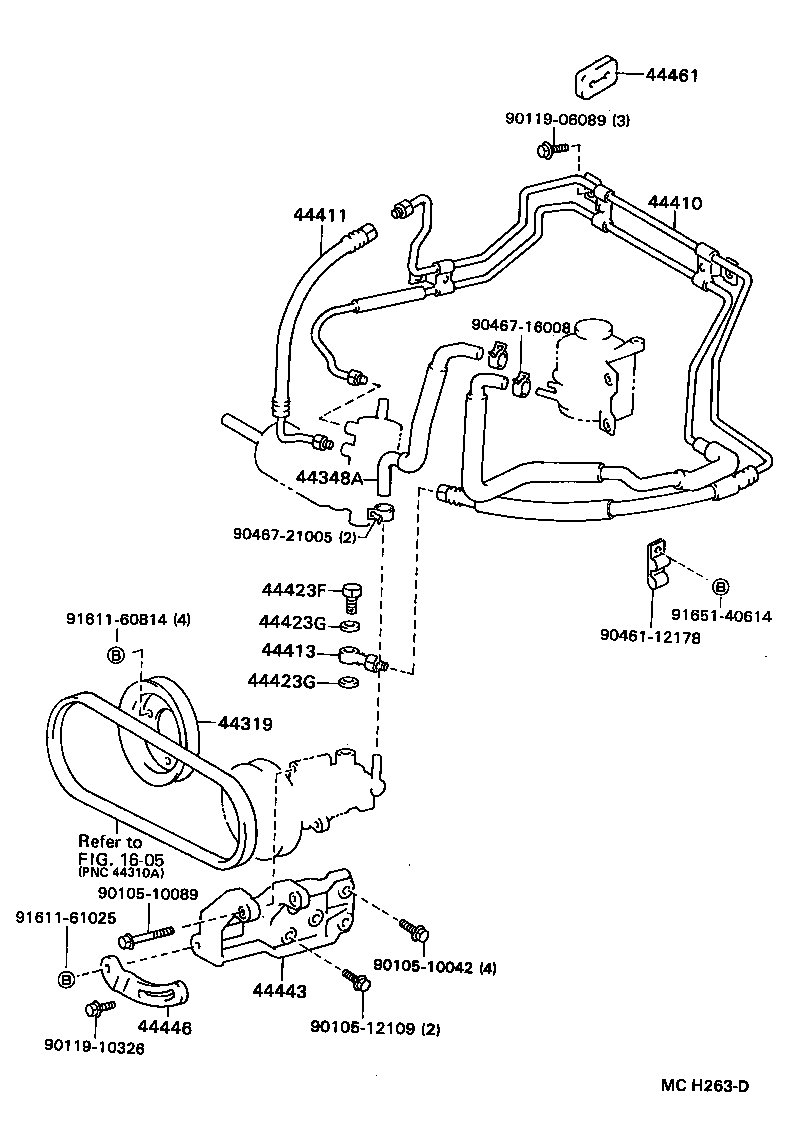  MARK 2 V WG |  POWER STEERING TUBE