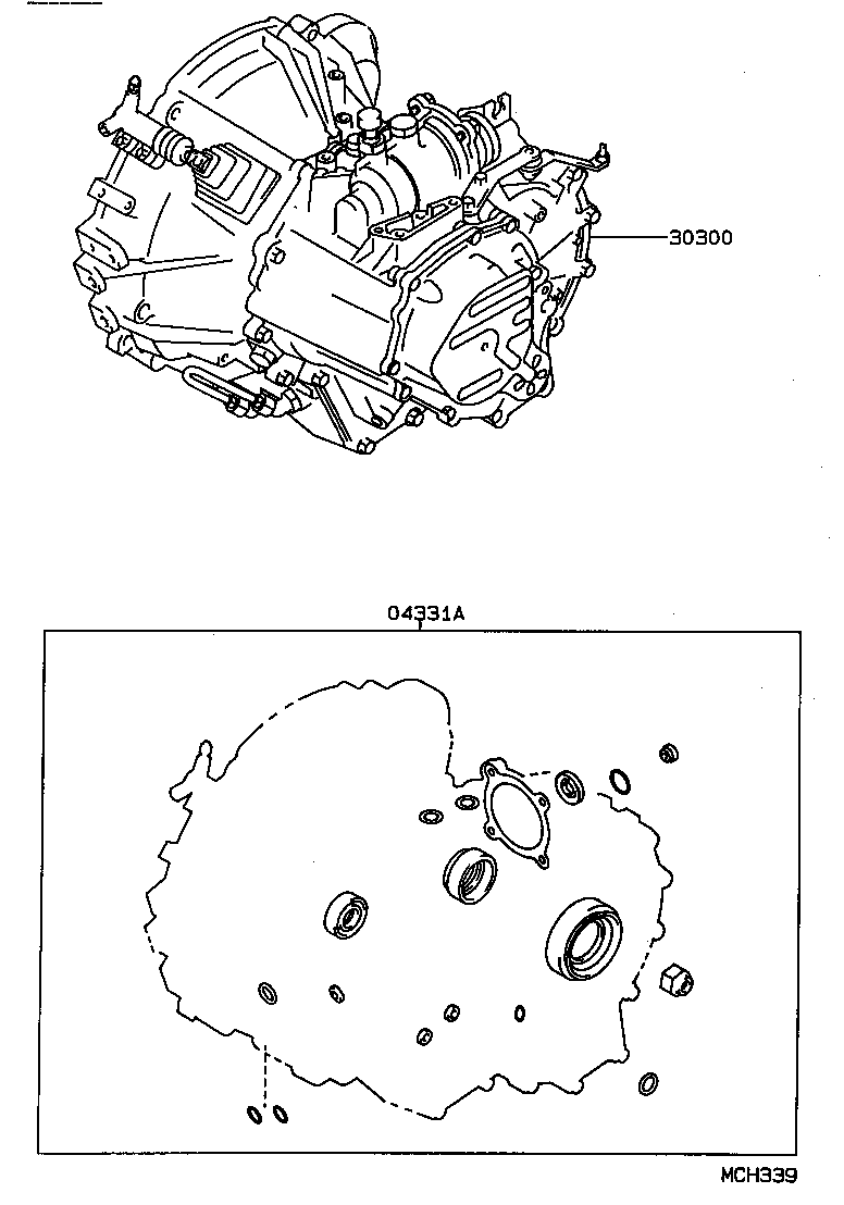  SPRINTER TRUENO |  TRANSAXLE OR TRANSMISSION ASSY GASKET KIT MTM