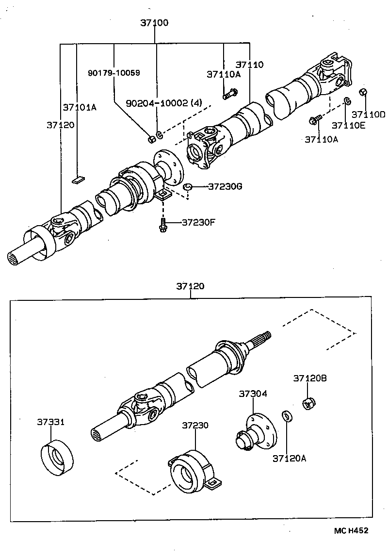  SOARER |  PROPELLER SHAFT UNIVERSAL JOINT