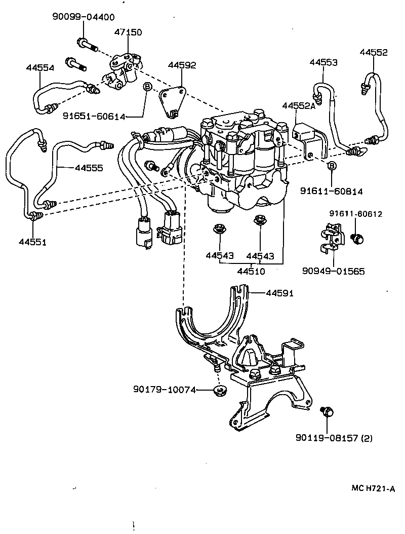  SPRINTER TRUENO |  BRAKE TUBE CLAMP