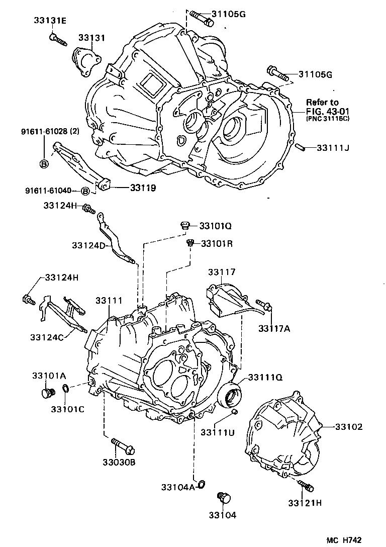  SPRINTER |  CLUTCH HOUSING TRANSMISSION CASE MTM