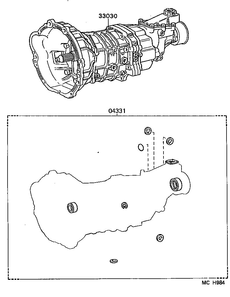  CROWN |  TRANSAXLE OR TRANSMISSION ASSY GASKET KIT MTM