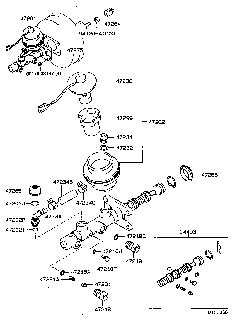  CROWN |  BRAKE MASTER CYLINDER
