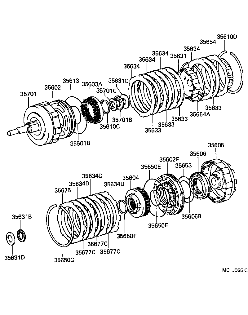  CROWN |  BRAKE BAND MULTIPLE DISC CLUTCH ATM