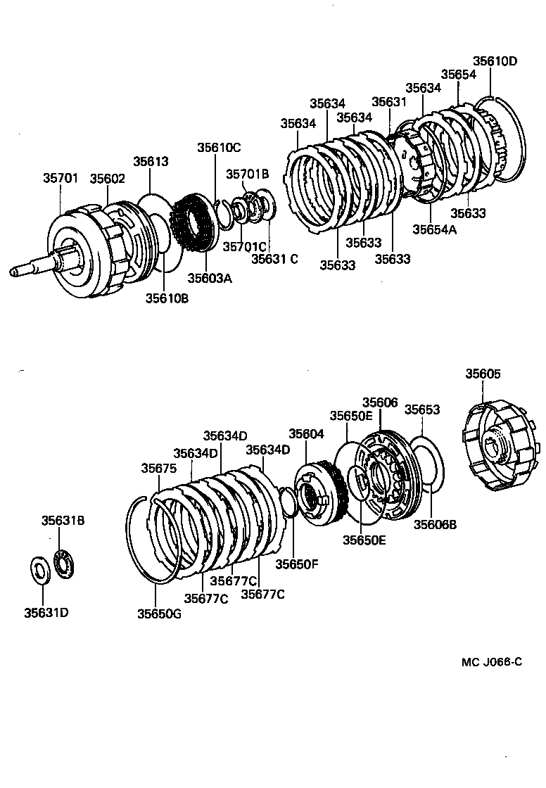  CROWN |  BRAKE BAND MULTIPLE DISC CLUTCH ATM