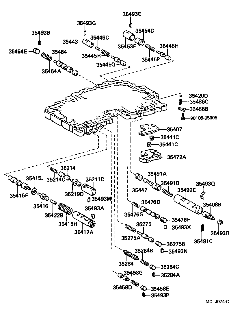  CROWN |  VALVE BODY OIL STRAINER ATM