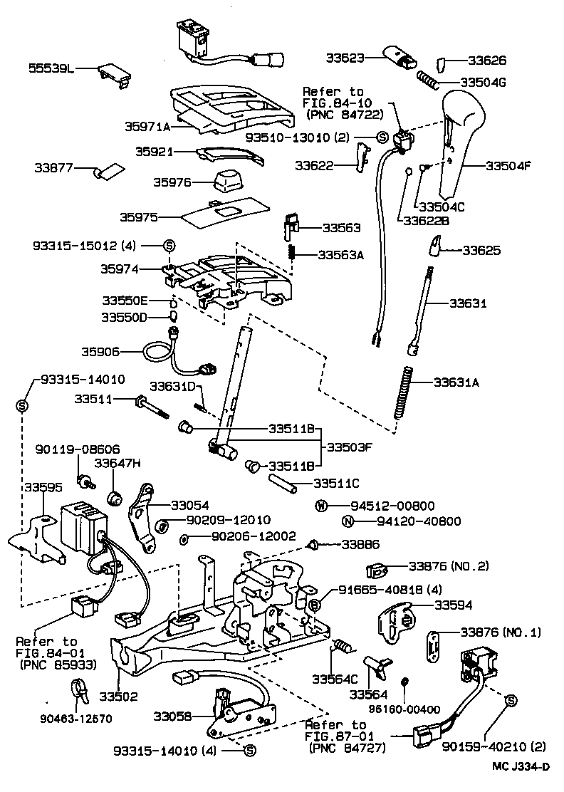  CARINA ED |  SHIFT LEVER RETAINER