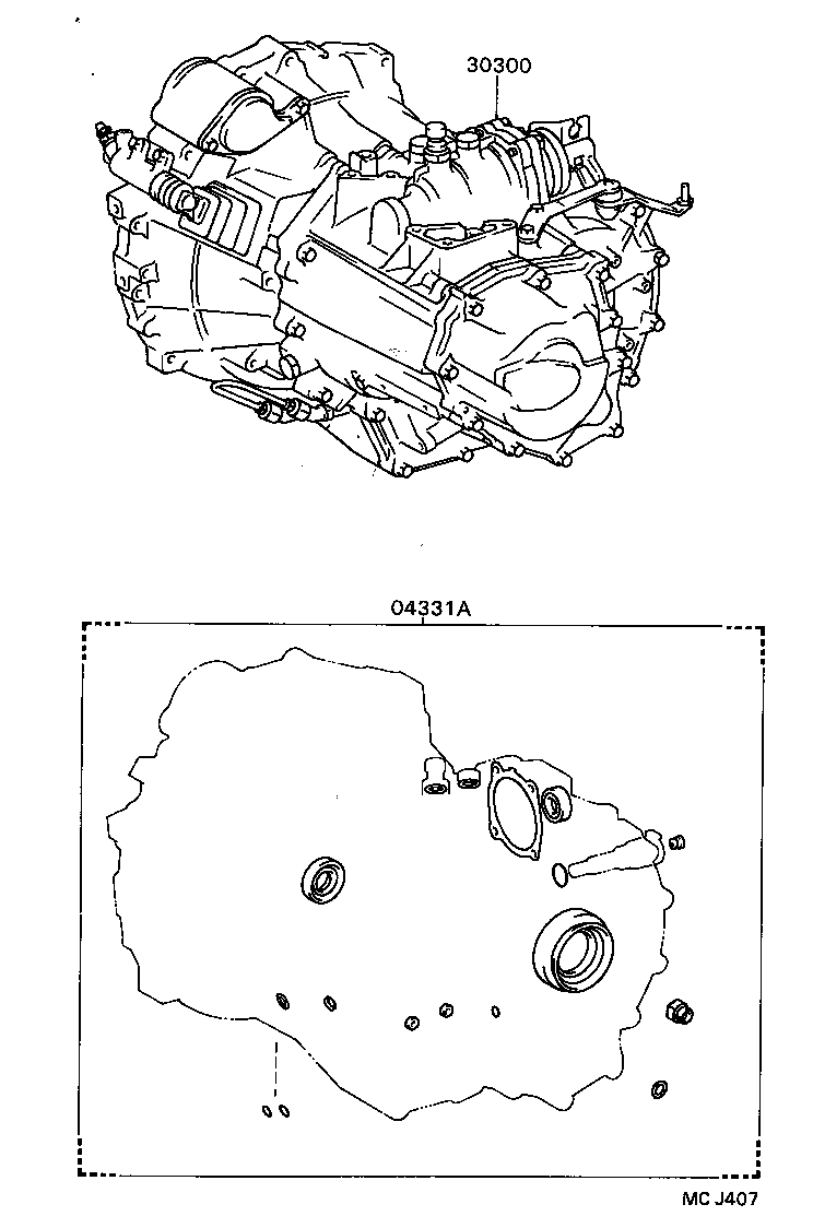  SPRINTER |  TRANSAXLE OR TRANSMISSION ASSY GASKET KIT MTM