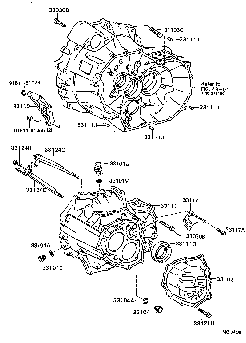  SPRINTER |  CLUTCH HOUSING TRANSMISSION CASE MTM