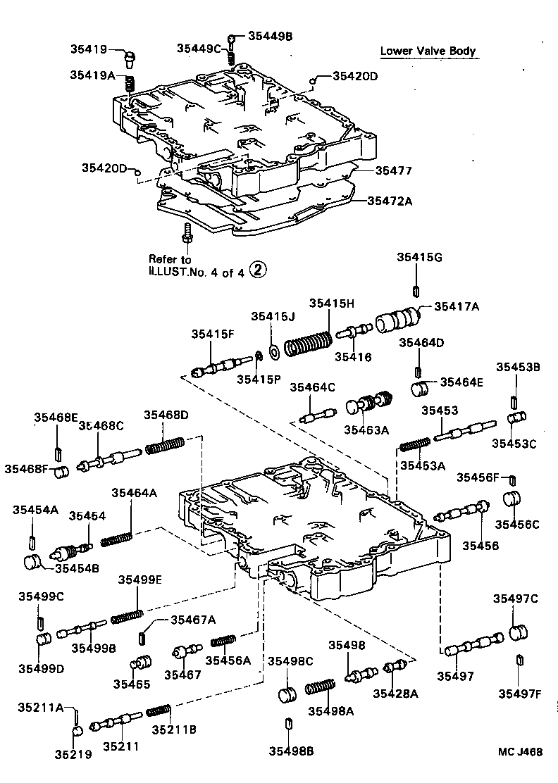  CARINA ED |  VALVE BODY OIL STRAINER ATM