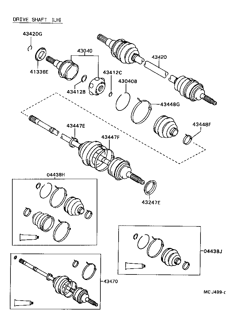  CELICA |  FRONT DRIVE SHAFT