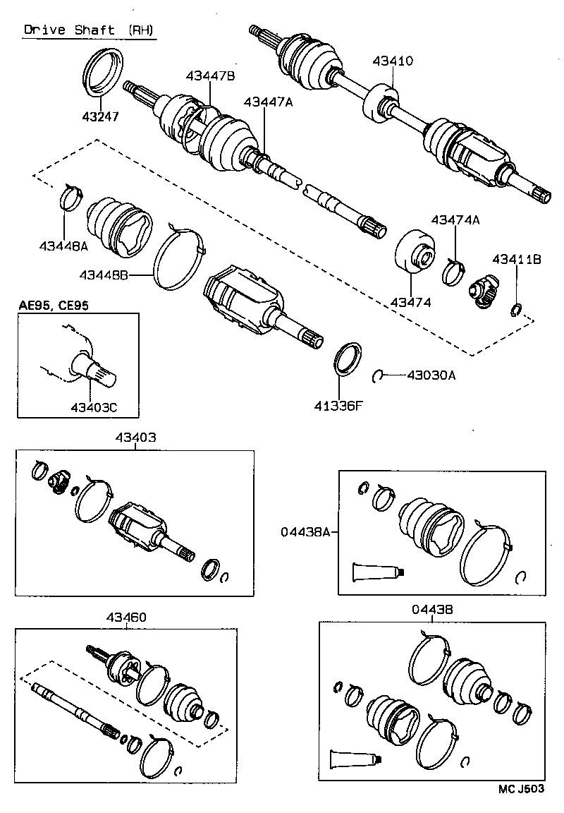  SPRINTER |  FRONT DRIVE SHAFT
