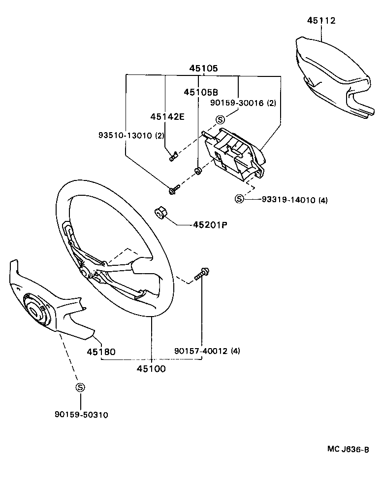  CARINA FF |  STEERING WHEEL