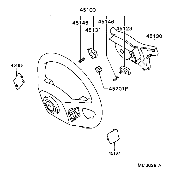  CARINA FF |  STEERING WHEEL