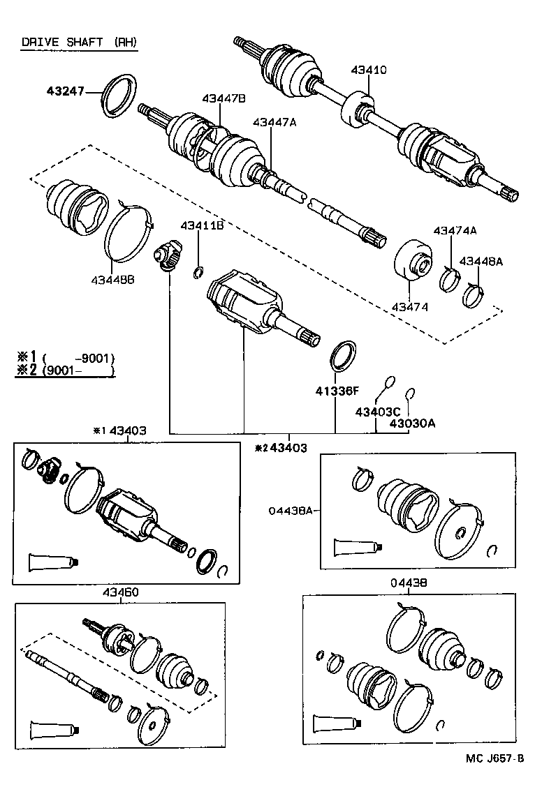  CARINA FF |  FRONT DRIVE SHAFT