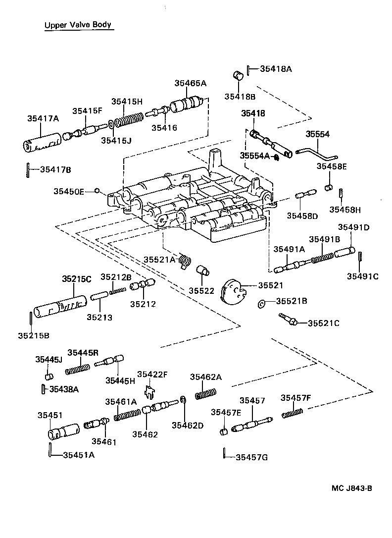  STARLET |  VALVE BODY OIL STRAINER ATM