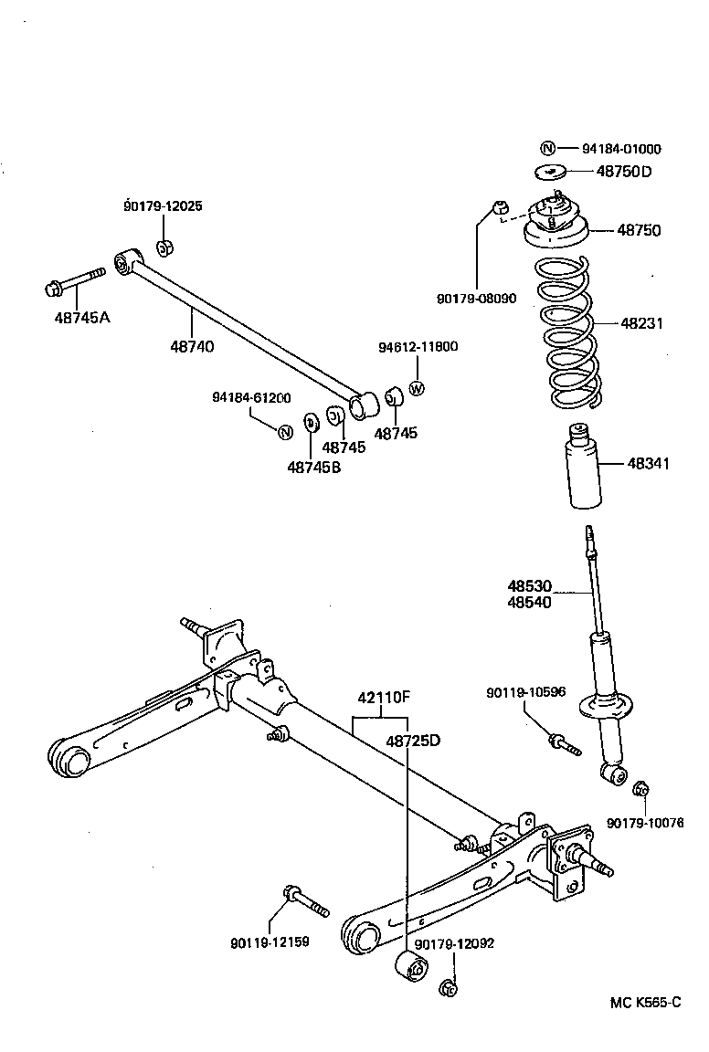  SERA |  REAR SPRING SHOCK ABSORBER