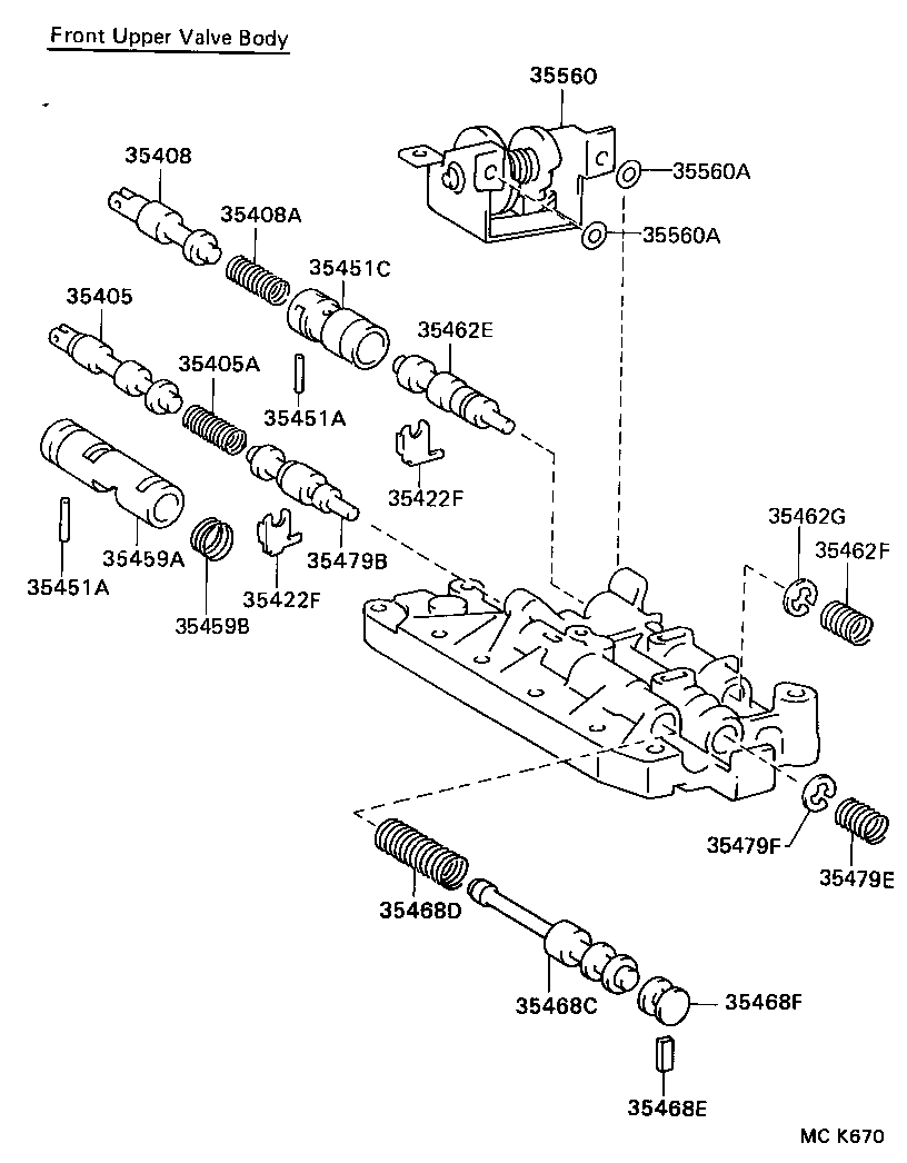  LAND CRUISER VAN |  VALVE BODY OIL STRAINER ATM