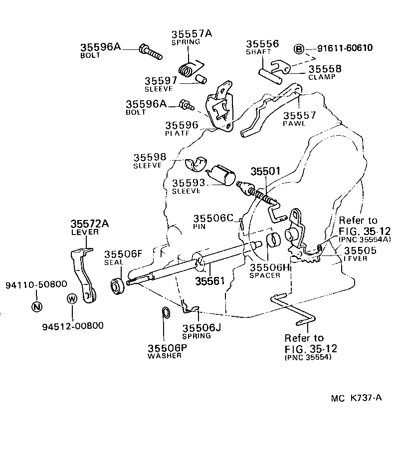  SERA |  THROTTLE LINK VALVE LEVER ATM