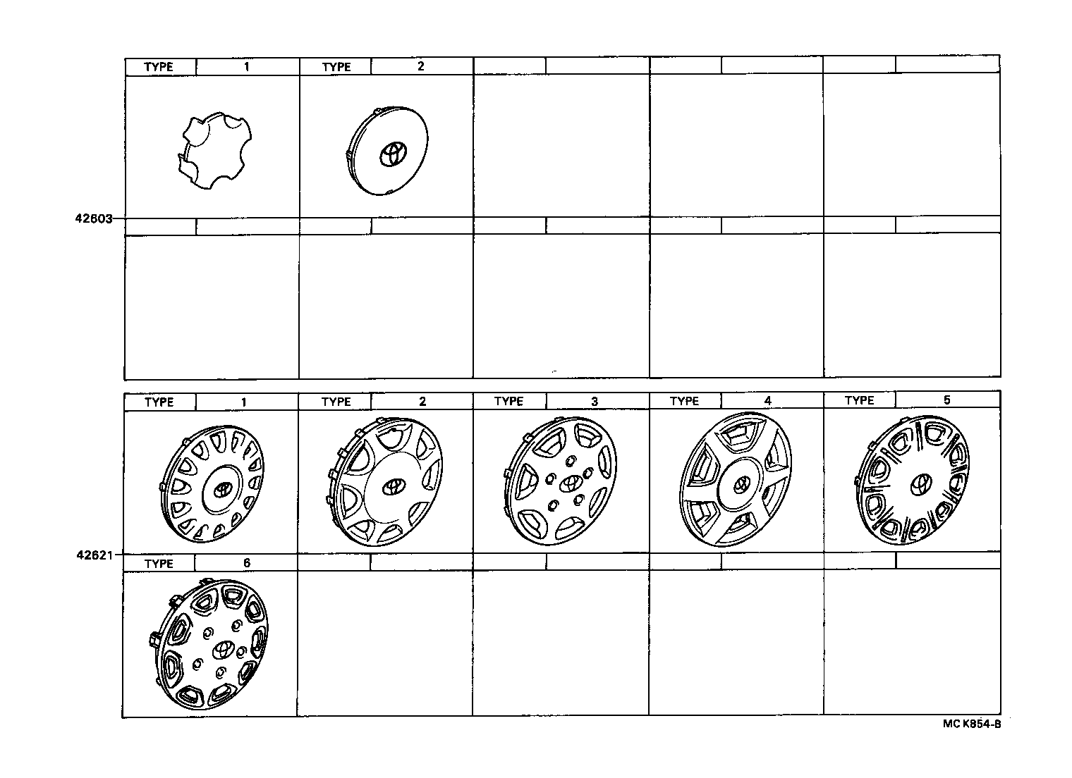  CAMRY VISTA |  DISC WHEEL WHEEL CAP