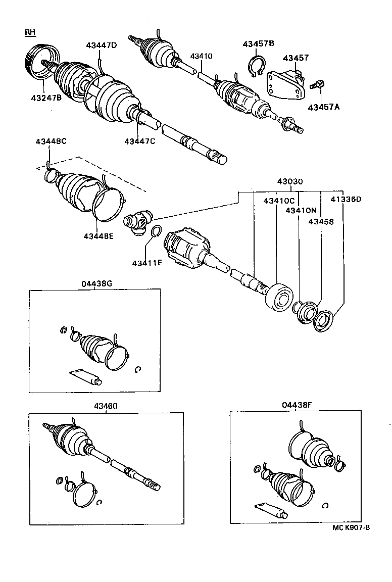 CAMRY VISTA |  FRONT DRIVE SHAFT