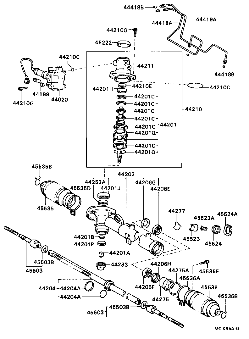  CAMRY VISTA |  FRONT STEERING GEAR LINK