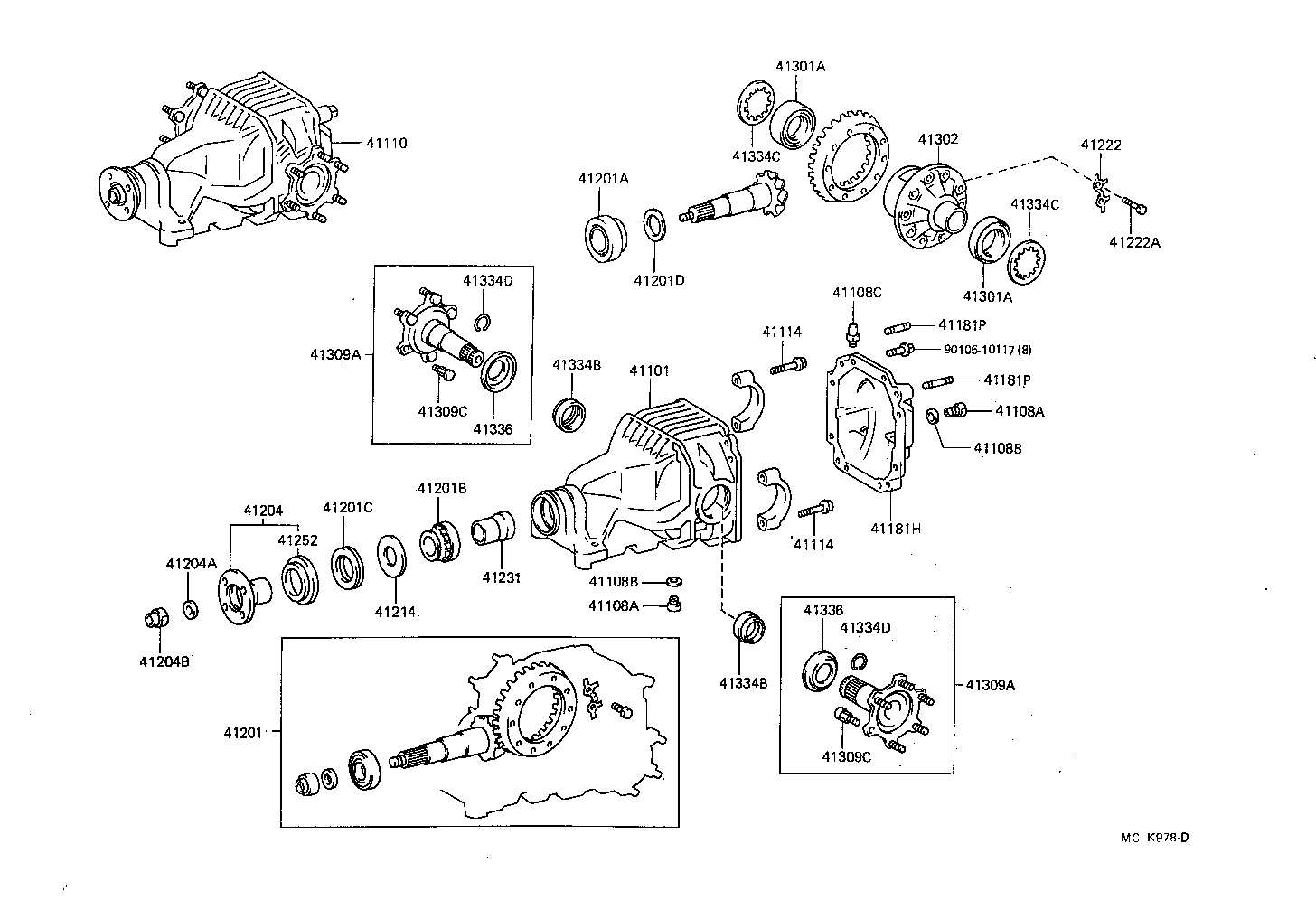  SUPRA |  REAR AXLE HOUSING DIFFERENTIAL
