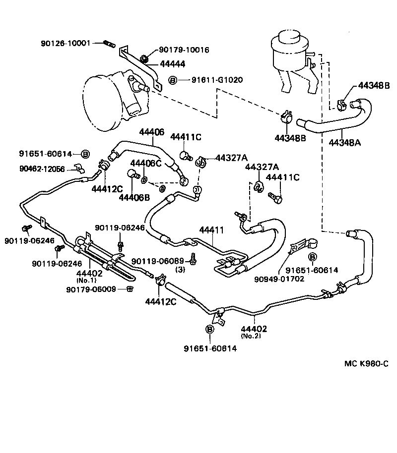  SUPRA |  POWER STEERING TUBE