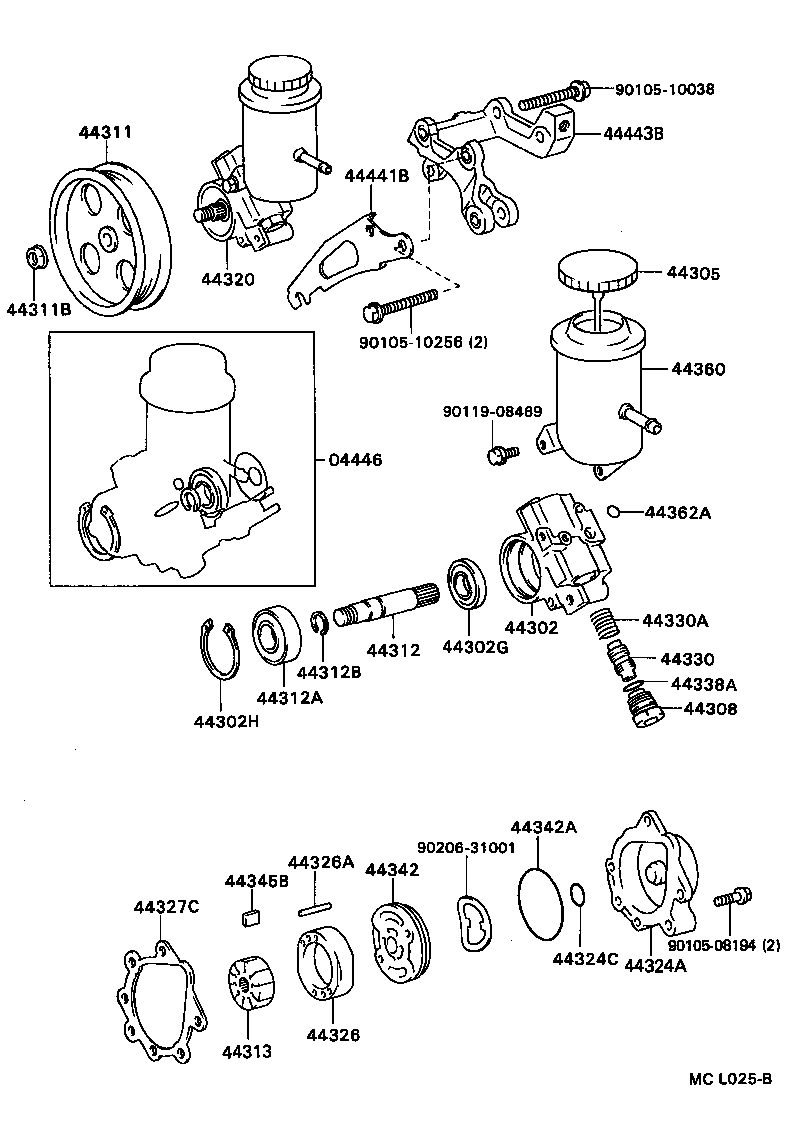  CROWN |  VANE PUMP RESERVOIR POWER STEERING
