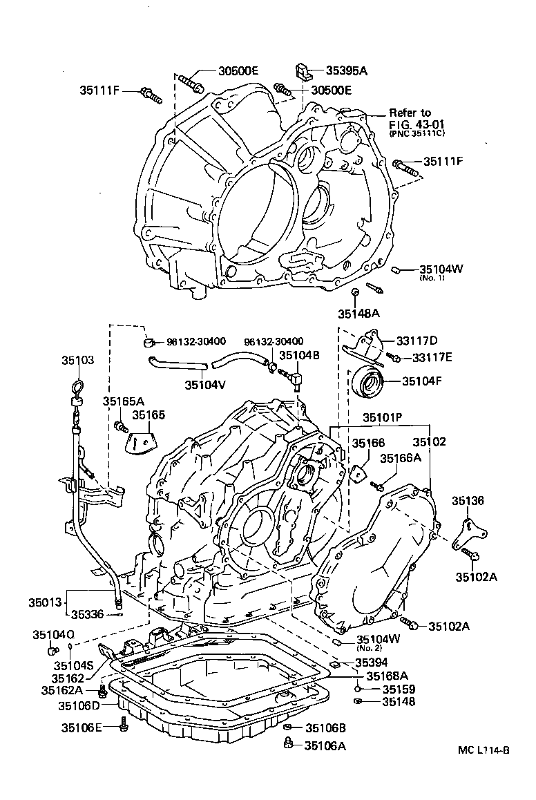  STARLET |  TRANSMISSION CASE OIL PAN ATM