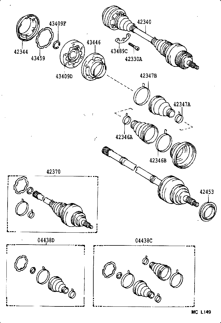  MARK 2 |  REAR AXLE SHAFT HUB