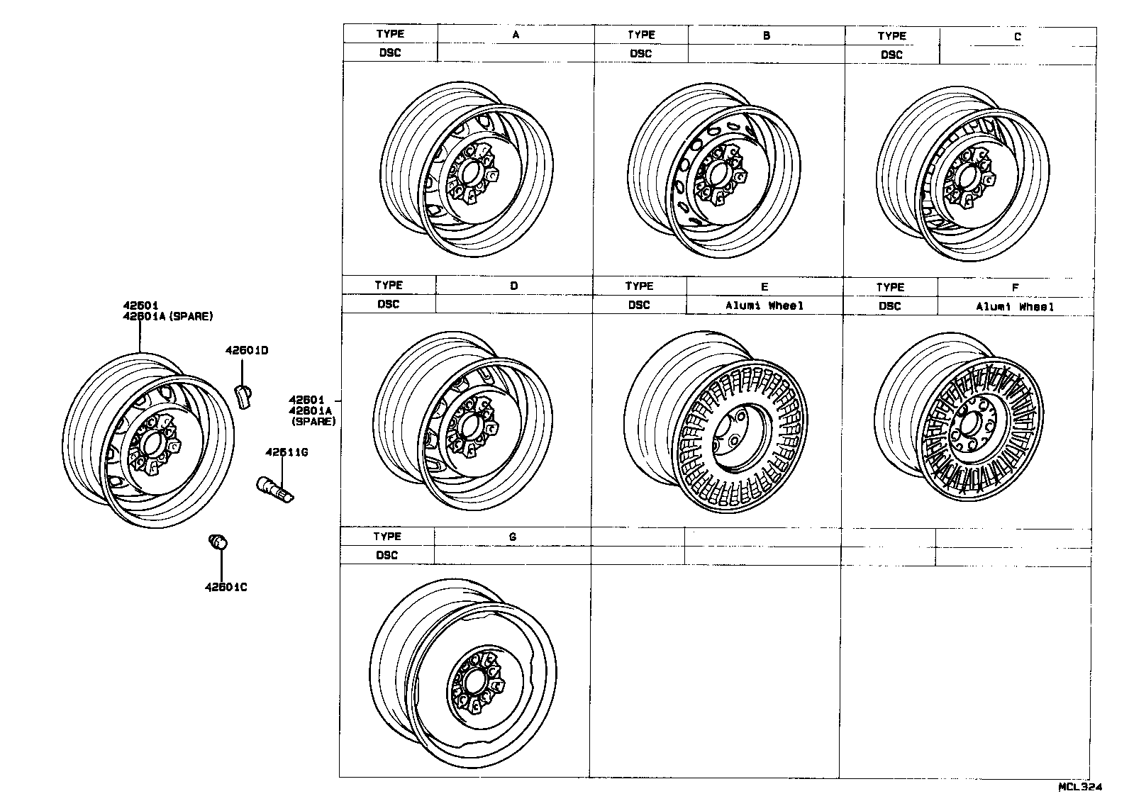  CROWN |  DISC WHEEL WHEEL CAP