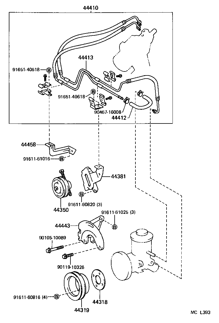 CROWN |  POWER STEERING TUBE