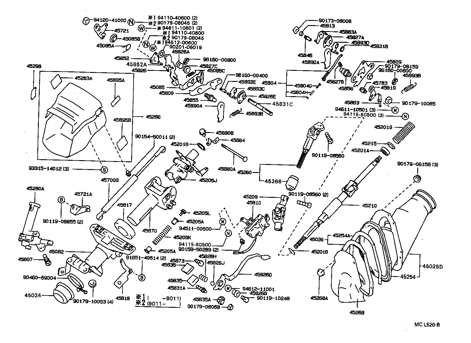  CELICA |  STEERING COLUMN SHAFT