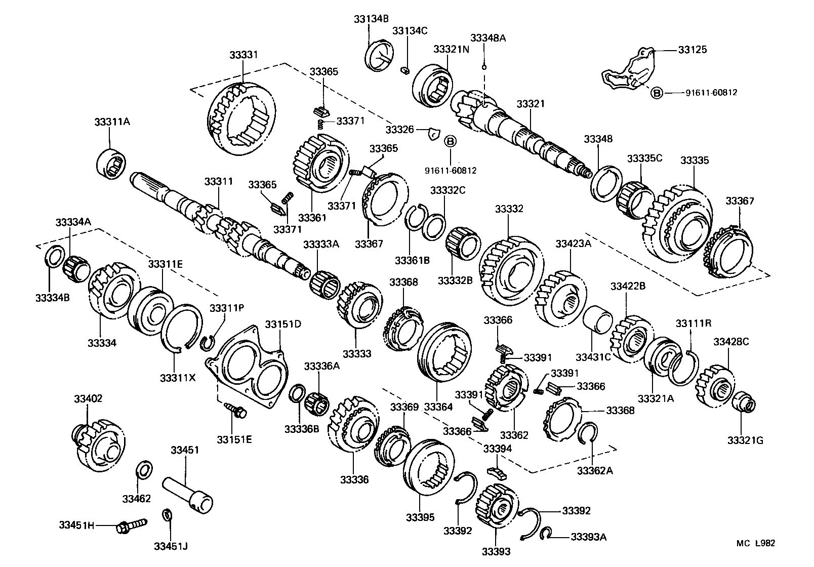  SPRINTER TRUENO |  TRANSMISSION GEAR MTM