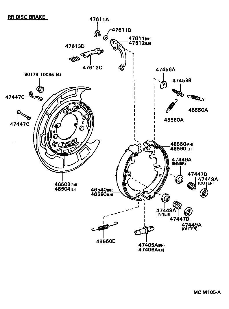  MARK 2 |  PARKING BRAKE CABLE
