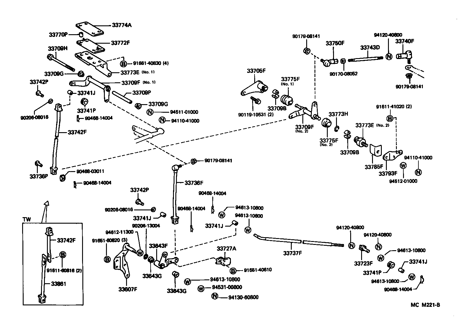  HIACE TRUCK |  SHIFT LEVER RETAINER