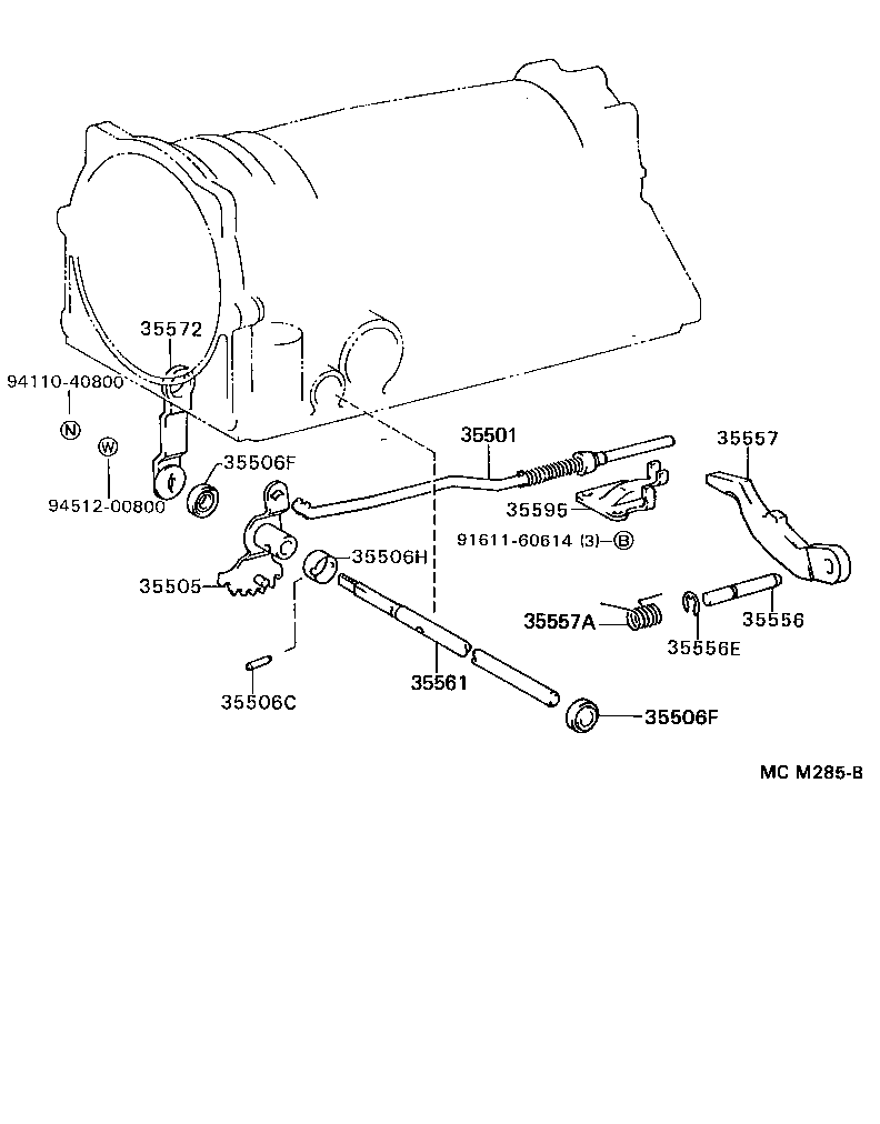  CROWN CROWN MAJESTA |  THROTTLE LINK VALVE LEVER ATM