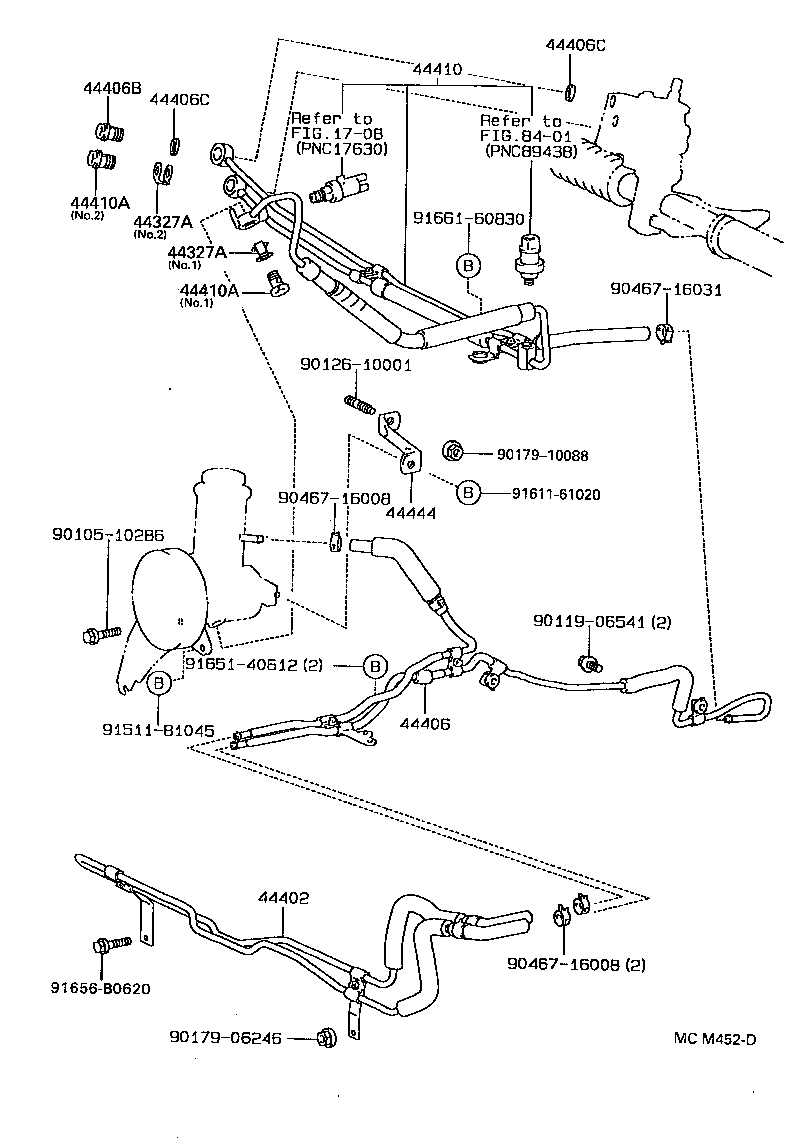  CROWN CROWN MAJESTA |  POWER STEERING TUBE