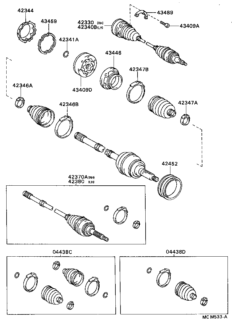  ARISTO |  REAR AXLE SHAFT HUB
