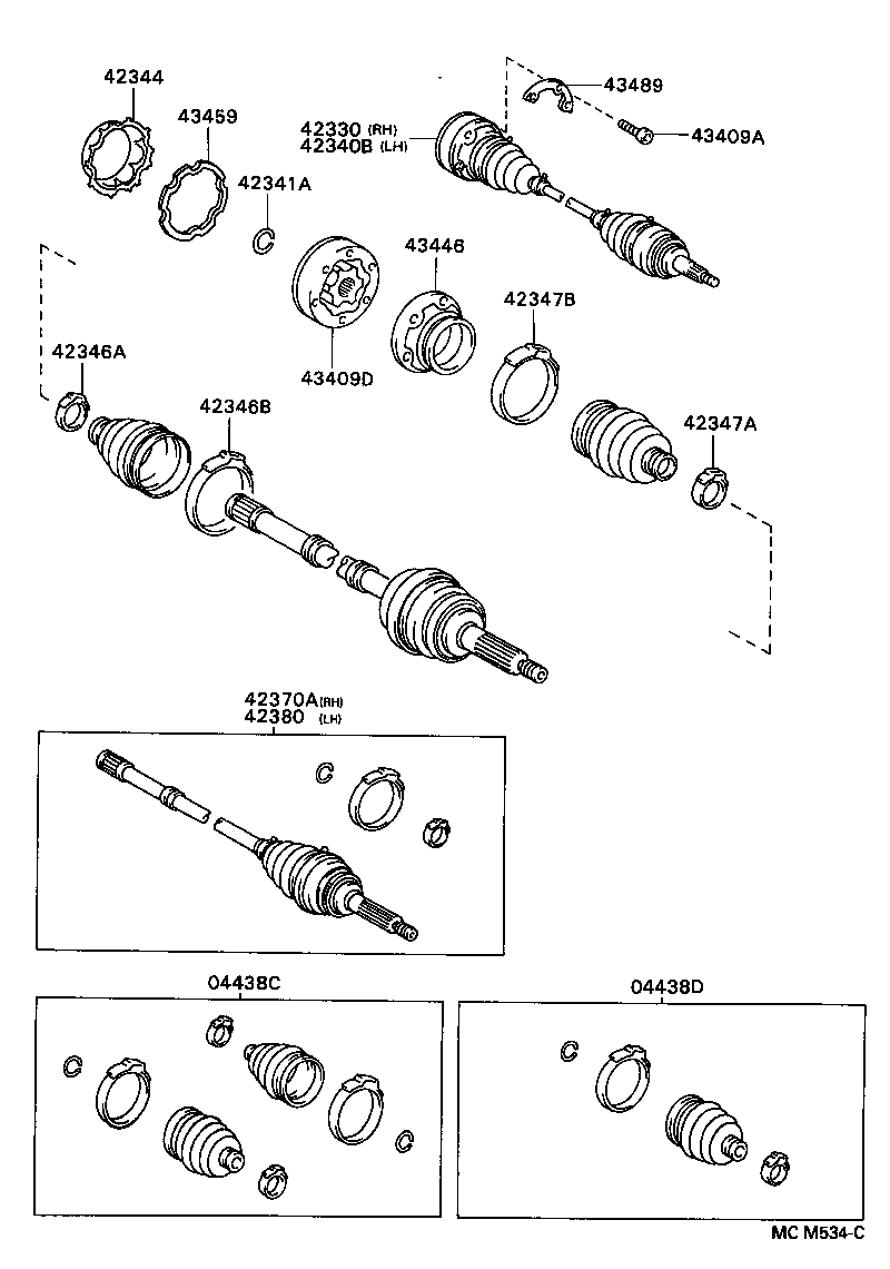  ARISTO |  REAR AXLE SHAFT HUB