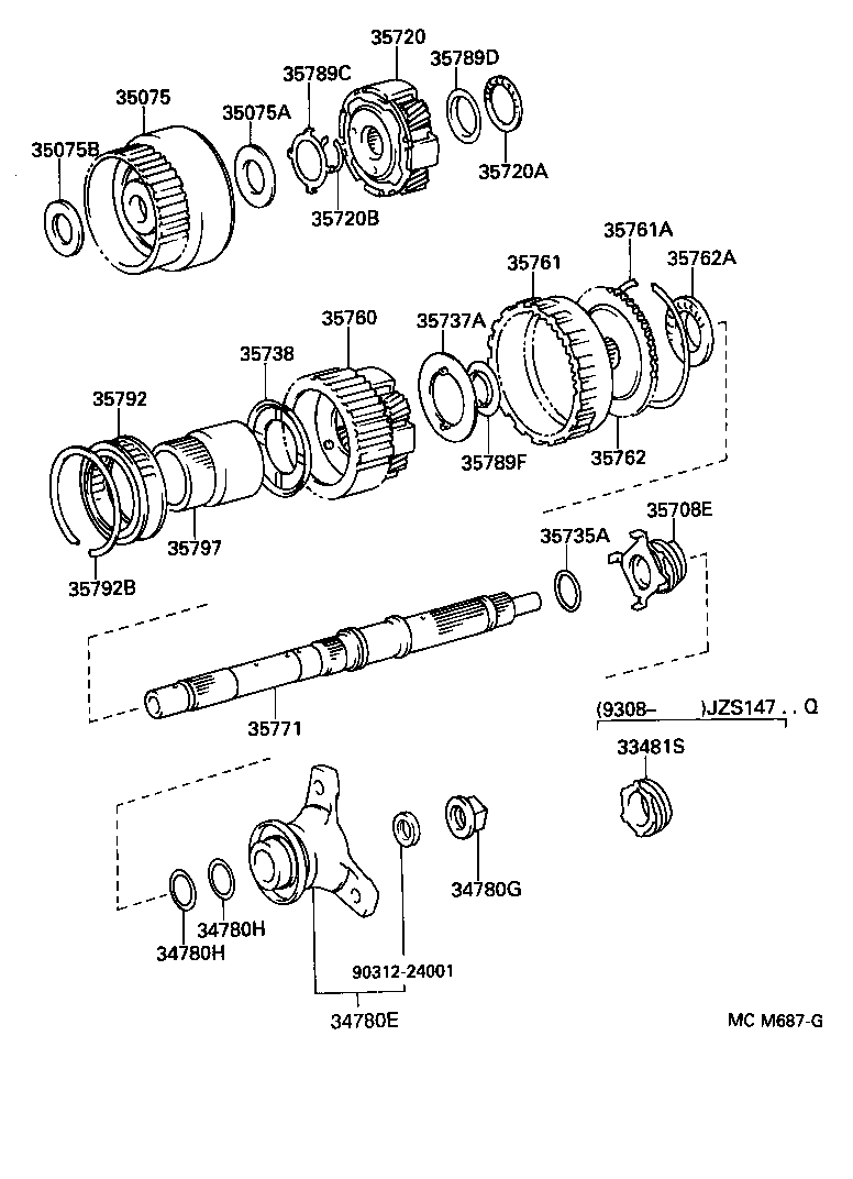  ARISTO |  PLANETARY GEAR REVERSE PISTON COUNTER GEAR ATM