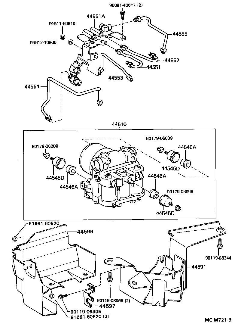  LITE TOWNACE V WG |  BRAKE TUBE CLAMP