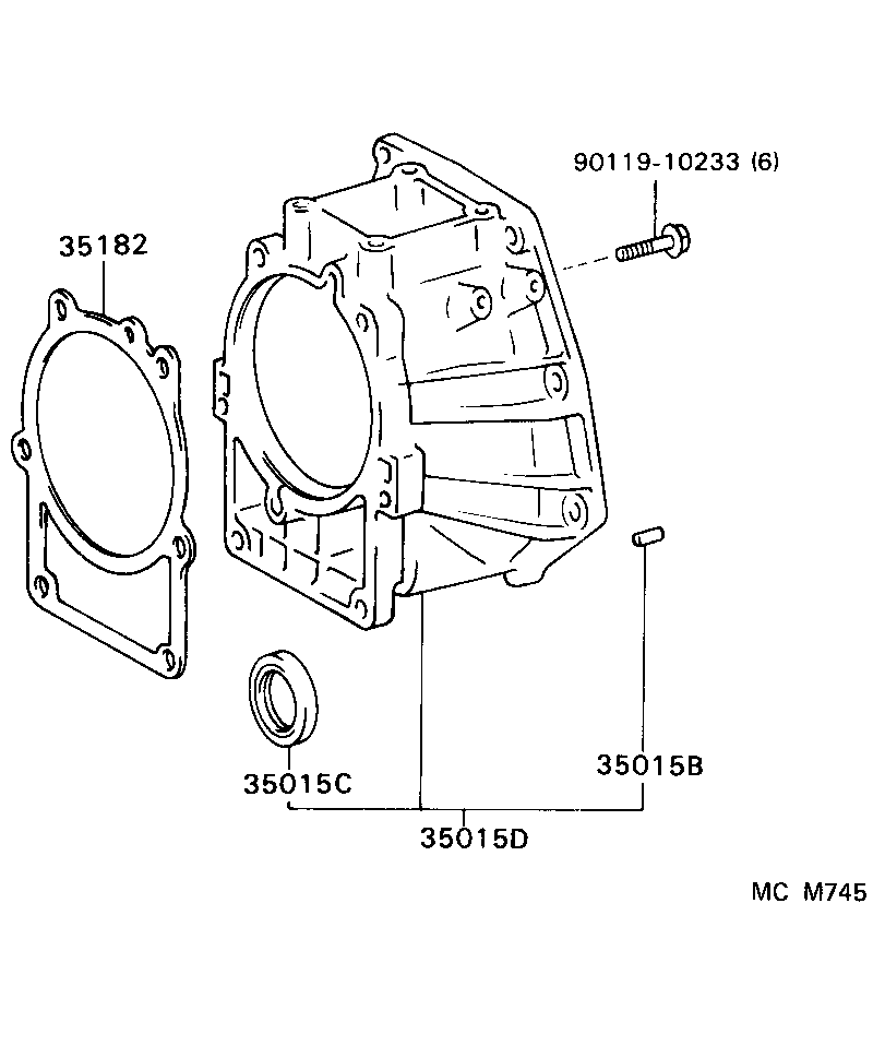  LITE TOWNACE V WG |  EXTENSION HOUSING ATM